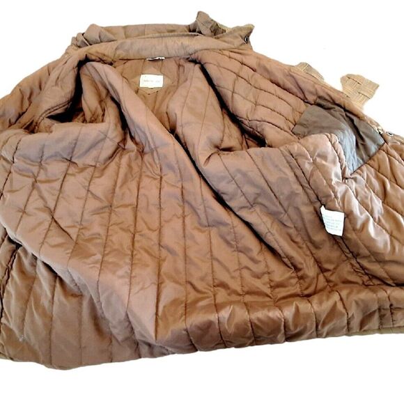 Anderson Little Barn Jacket Field Chore Coat Sz L Brown Quilted Lining Korea 90s - Picture 8 of 16